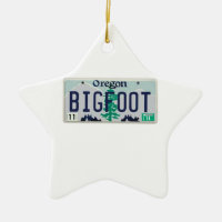 Kfz-Kennzeichen Oregons Bigfoot