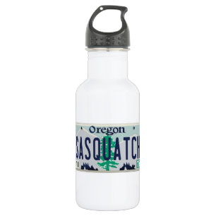 Kfz-Kennzeichen Oregons Sasquatch Trinkflasche