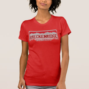Kfz-Kennzeichent-stück Damen Breckenridges T-Shirt