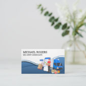 Kfz-Lieferdienste | Kurierfahrer Visitenkarte (Stehend Vorderseite)