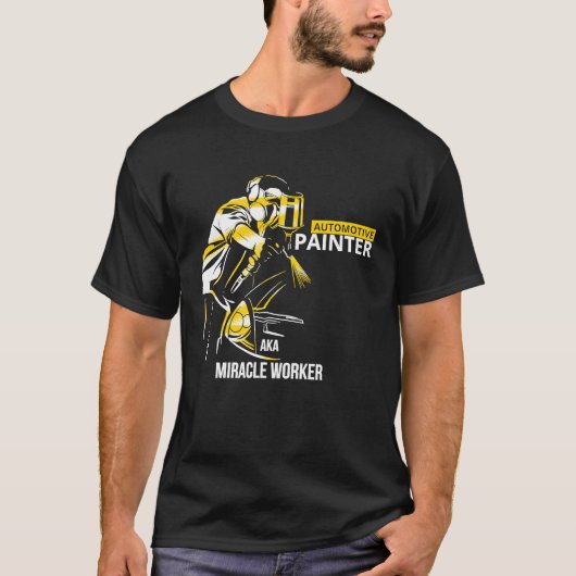 Kfz-Maler AKA Quote Worker Karosserieschmerz T-Shirt (Vorderseite)