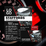 Kfz-Motor, Auto-Vertriebswerbung Flyer<br><div class="desc">Motor,  Auto-Händler Werbung Flyer durch den Business Card Store.</div>