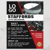 Kfz-Motor, Auto-Vertriebswerbung Flyer (Vorne)