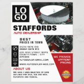 Kfz-Motor, Auto-Vertriebswerbung Flyer (Vorne)