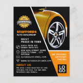 Kfz-Rad, Auto-Vertriebswerbung Flyer (Vorne)