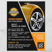 Kfz-Rad, Auto-Vertriebswerbung Flyer (Vorne)