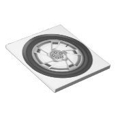 Kfz-Rad Notizblock (angewinkelt)