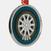 Kfz-Rad Ornament Aus Metall (Rechts)