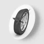 Kfz-Rad Runde Wanduhr (Winkel)