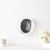 Kfz-Rad Runde Wanduhr (Zuhause)