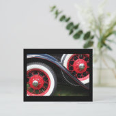 Kfz-Reifenkarte Postkarte (Stehend Vorderseite)