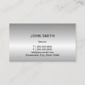 Kfz-Reparatur, Berufliche Kfz-Mechanik Visitenkarte (Rückseite)