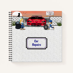 Kfz-Reparatur Notizblock