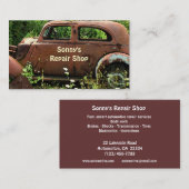 Kfz-Reparatur-Visitenkarte Visitenkarte (Vorne/Hinten)