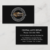 Kfz-Reparatur-Visitenkarten Visitenkarte (Vorne/Hinten)