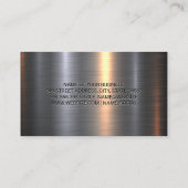 Kfz-Reparatur | Wrenches | Metallic Visitenkarte (Rückseite)