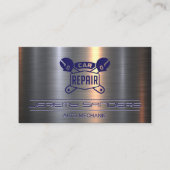 Kfz-Reparatur | Wrenches | Metallic Visitenkarte (Vorderseite)