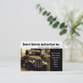 Kfz-Reparaturgeschäft Visitenkarte (Stehend Vorderseite)