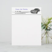 Kfz-Service Briefbogen (Stehend Vorderseite)