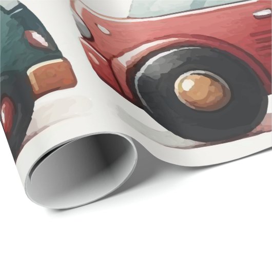 Kfz-Spielzeug-Umschlagpapier Geschenkpapier (Rolleneckpunkt)