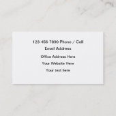 Kfz-Versicherungsschutz-Visitenkarten Visitenkarte (Rückseite)