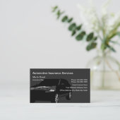 Kfz-Versicherungsvertreter Visitenkarte (Stehend Vorderseite)