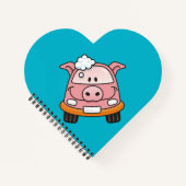 Kfz-Waschschwein Notizblock (Vorderseite)