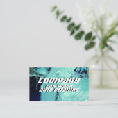 Kfz-Waschung inspiriert Visitenkarte (Stehend Vorderseite)