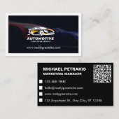 Kfz-Wash & Auto im Detail QR-Code Visitenkarte (Vorne/Hinten)