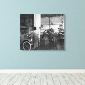 Kfz-Werkstatt, 1919 Leinwanddruck (Insitu (Holzboden))