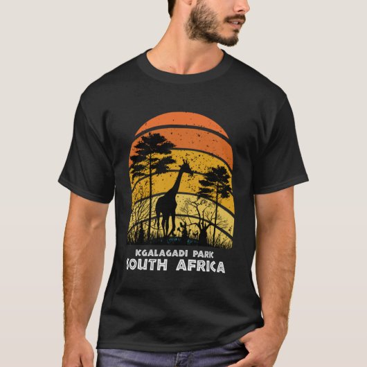 Kgalagadi Park South Africa Safari National Park G T-Shirt (Vorderseite)