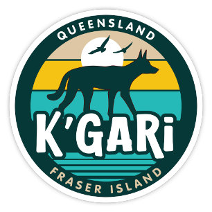 K'Gari, Queensland Australien Sticker