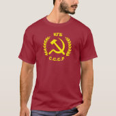 KGB CCCP Hammer und Sichel T-Shirt (Vorderseite)