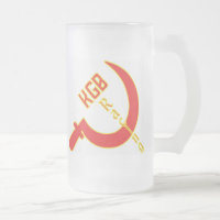 KGB, das mattierte Tasse läuft