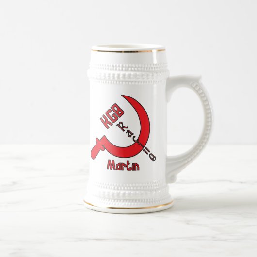 KGB, das Stein läuft - Robert - besonders Bierglas (Rechts)