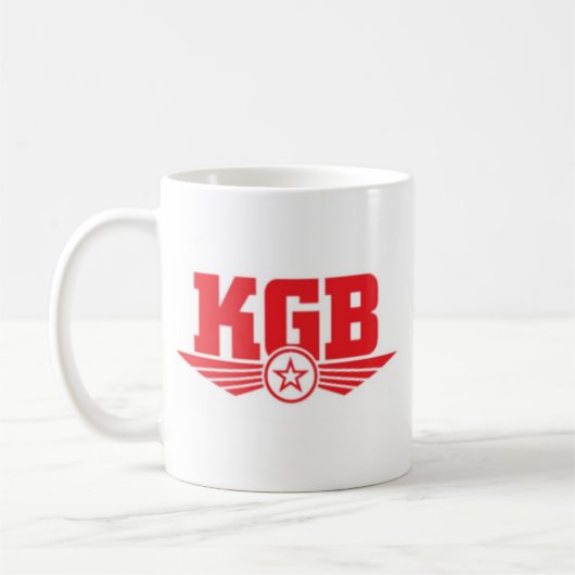 KGB Englisch Kaffeetasse (Links)