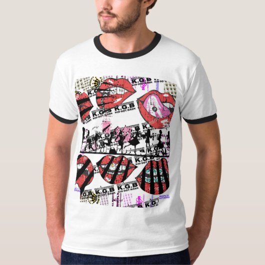 KGB Lips T - Shirt (Vorderseite)