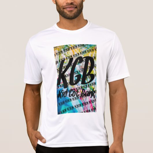 KGB mehrfarbiger T - Shirt (Vorderseite)