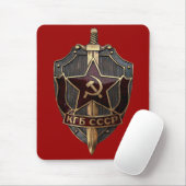 KGB Schild Mousepad (Mit Mouse)
