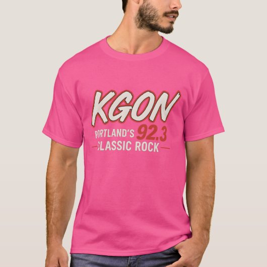 KGON 92.3 - Portland Classic T-Shirt (Vorderseite)