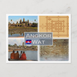 KH Kambodscha - Angkor Wat - Postkarte