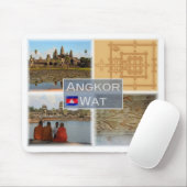 KH Kambodscha - Angkor Wat - Vishnu - Mousepad (Mit Mouse)