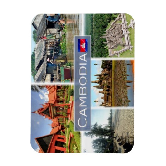 KH Kambodscha - Phnom Penh - Magnet (Vertikal)
