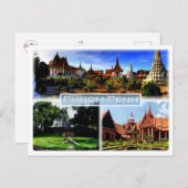 KH Phnom Penh - Silver Pagoda - Königlicher Palast Postkarte (Vorne/Hinten)