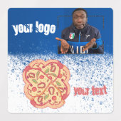 Khaby Lame Pizza Sticker (Design 2)