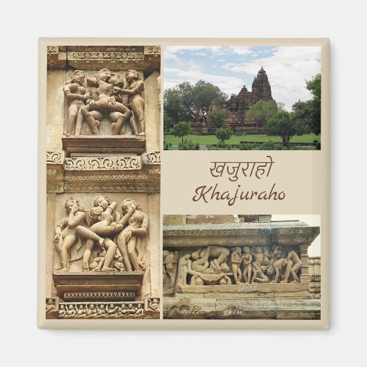 Khajuraho Magnet (Vorne)