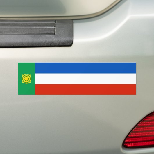 Khakassia Flag Autoaufkleber (Auf Auto)