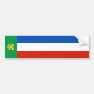 Khakassia Flag Autoaufkleber