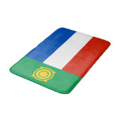 Khakassia Flag Badematte (Schrägansicht)