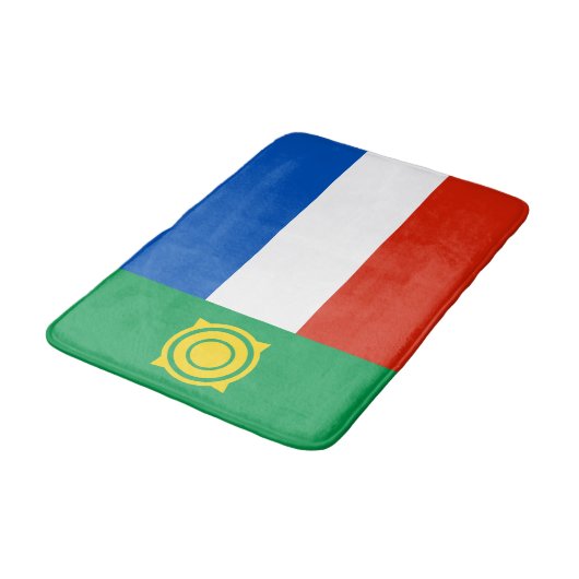 Khakassia Flag Badematte (Schrägansicht)